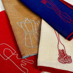 Linen Blend Napkins - Spaghetti (Set of 2)