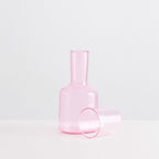 Bedside Carafe & Glass - Pink