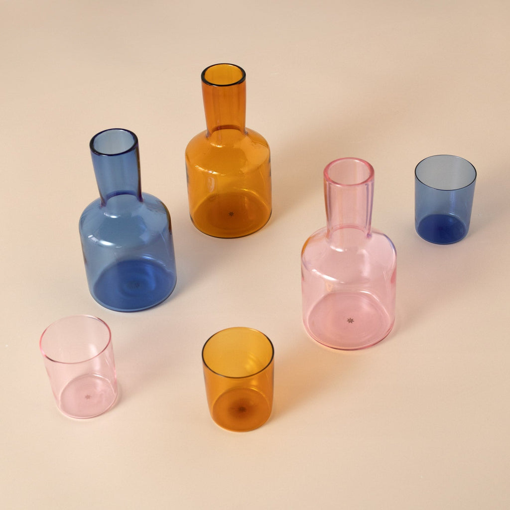 Bedside Carafe & Glass - Azure